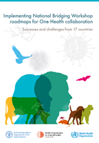 cover of the booklet, depicting animals and humans